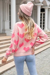 Big Love Valentine's Day Round Neck Sweater