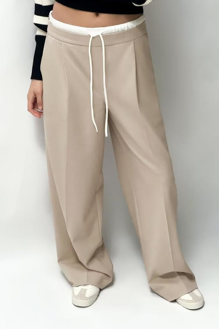 Loose Fit Wide Leg Pants