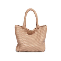 Texture Hand Woven Bag Casual Large Capacity Totes Summer Office Shoulder Bag Women