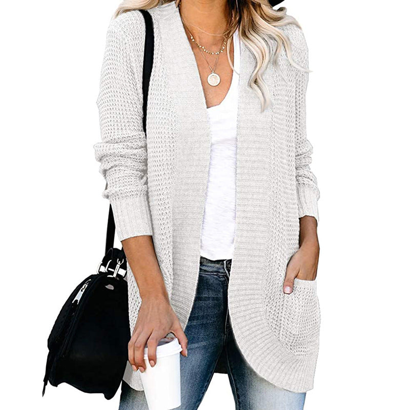 Knit Open Cardigan Sweater