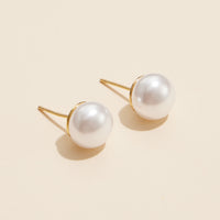 10 mm Classic Extra Large Pearl Stud Earrings