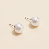 10 mm Classic Extra Large Pearl Stud Earrings