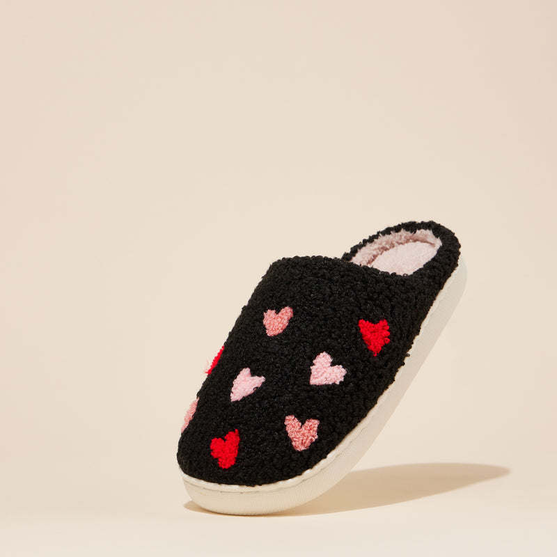 Multi Hearts Home Slippers