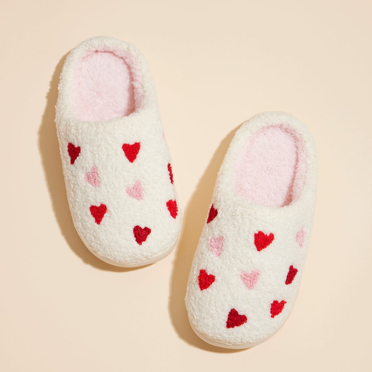 Multi Hearts Home Slippers - Kids