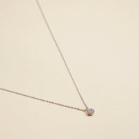 Circle Charm Gold Dip Short Necklace