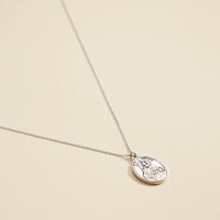 Coin Charm Gold Dip Short Necklace