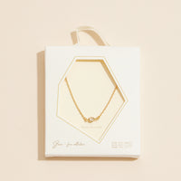 Cubic Zirconia 18K Gold Dipped Chain-Necklace