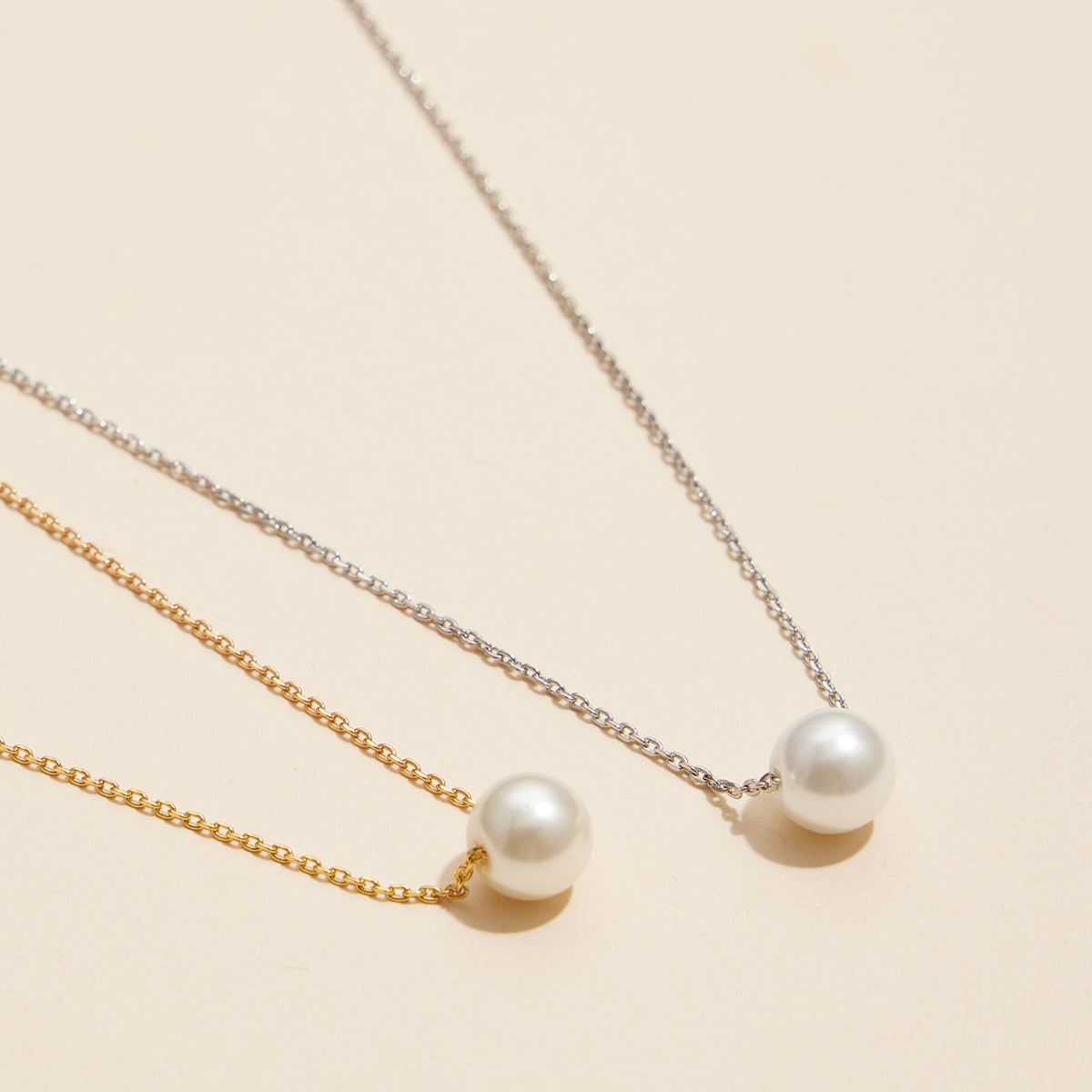 18K Classic Pearl Pendant Necklace