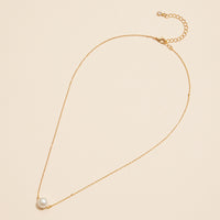 18K Classic Pearl Pendant Necklace