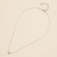 18K Classic Pearl Pendant Necklace