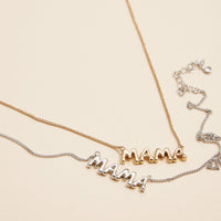 MAMA 18K Gold Dip Necklace