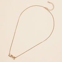 LOVE 18K Gold Dip Necklace