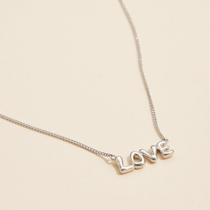 LOVE 18K Gold Dip Necklace