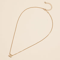 Lucky Number 13 Gold Dip Necklace