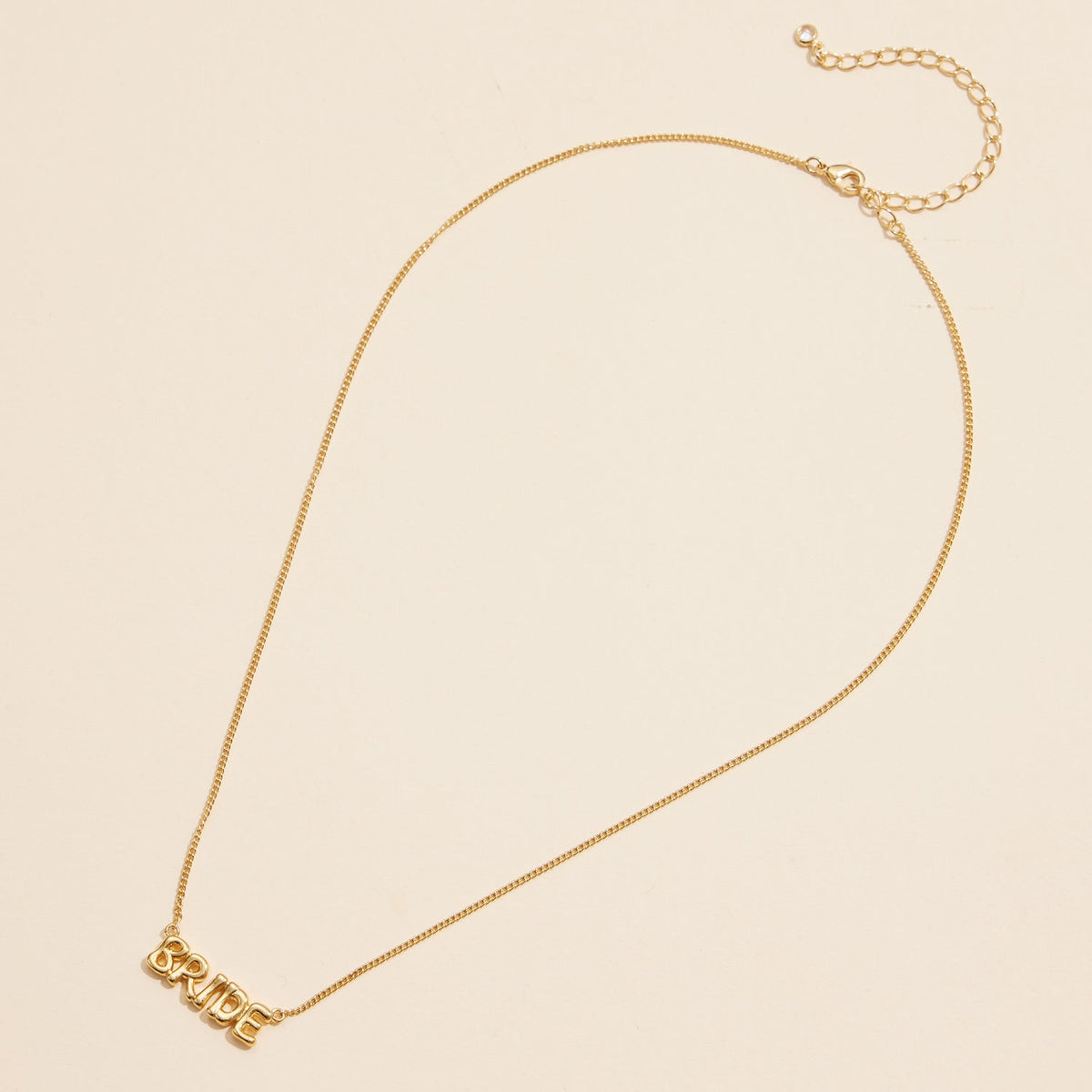 BRIDE 18K Gold Dipped Necklace