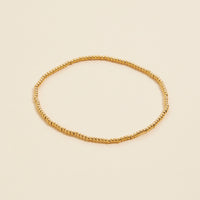 Beaded Gold Dip Stainless Steel Bracelet