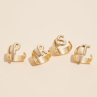 Gold Initial Rings