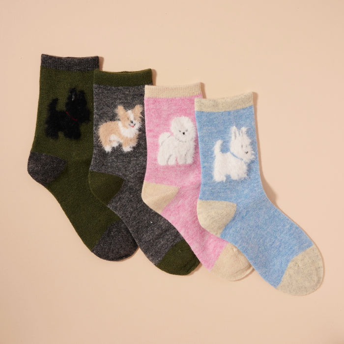 Doggie Basic Mid Calf Socks