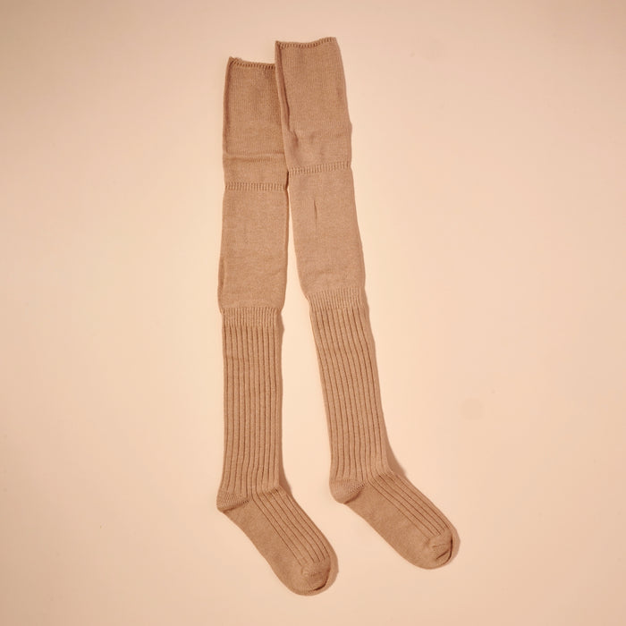 Basic Solid Over The Knee Socks