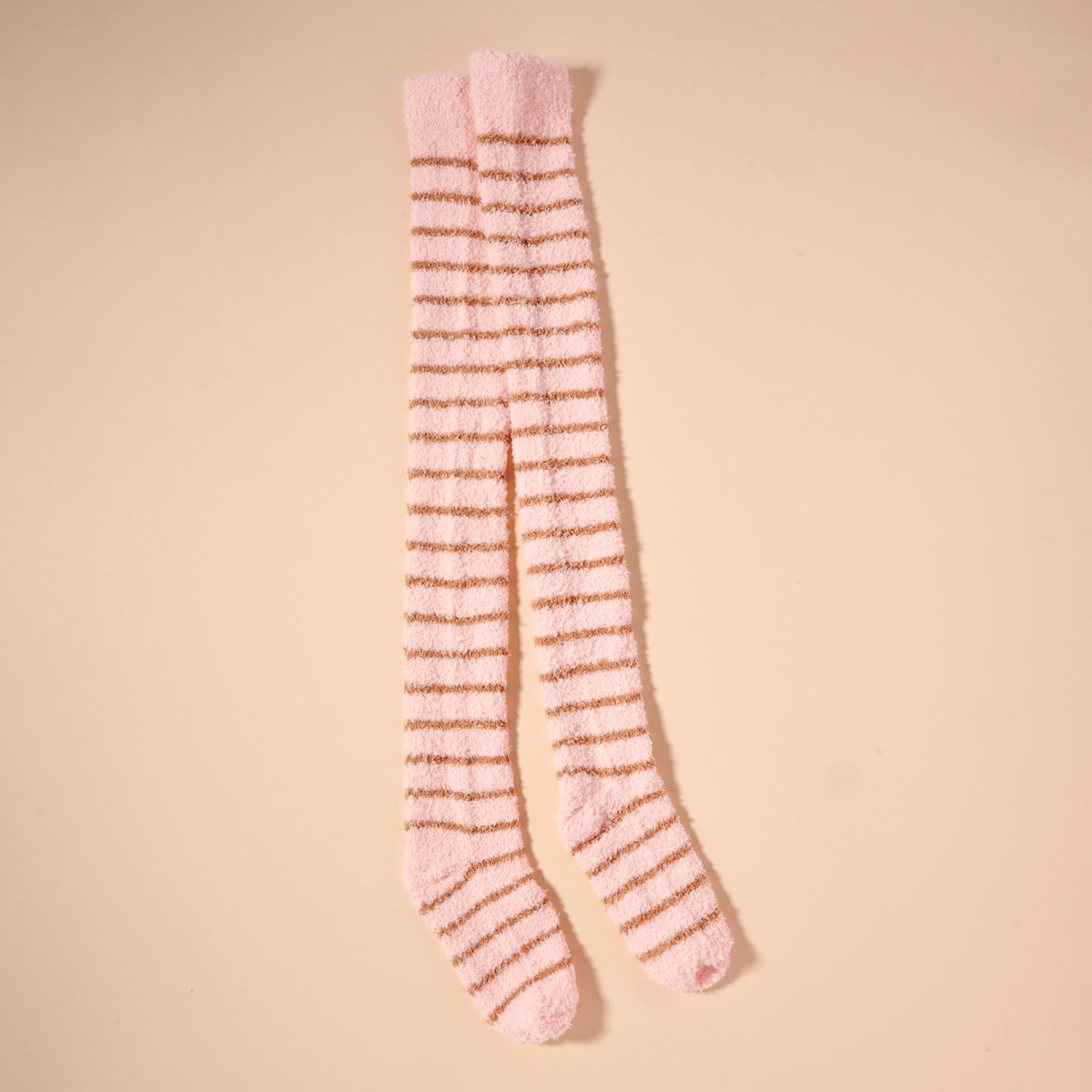 Fuzzy Over The Knee Socks Assorted Pack of 6