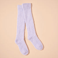 Fuzzy Knee Length Socks Assorted Pack of 6