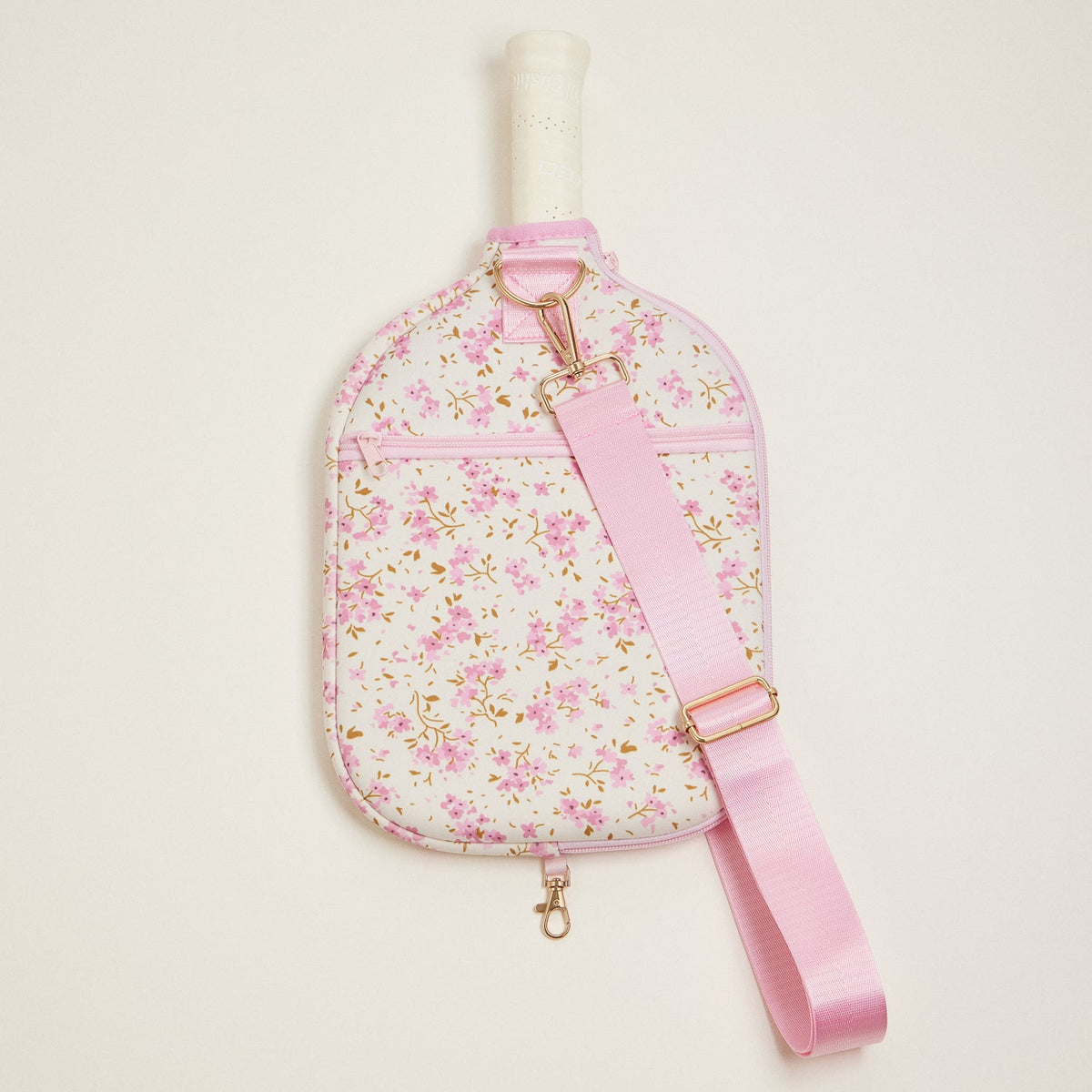 Boho Floral Neoprene Pickleball Paddle Bag