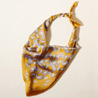 Classic Paisley Silk-Feel Scarf – Timeless & Elegant Soft Polyester Bandana