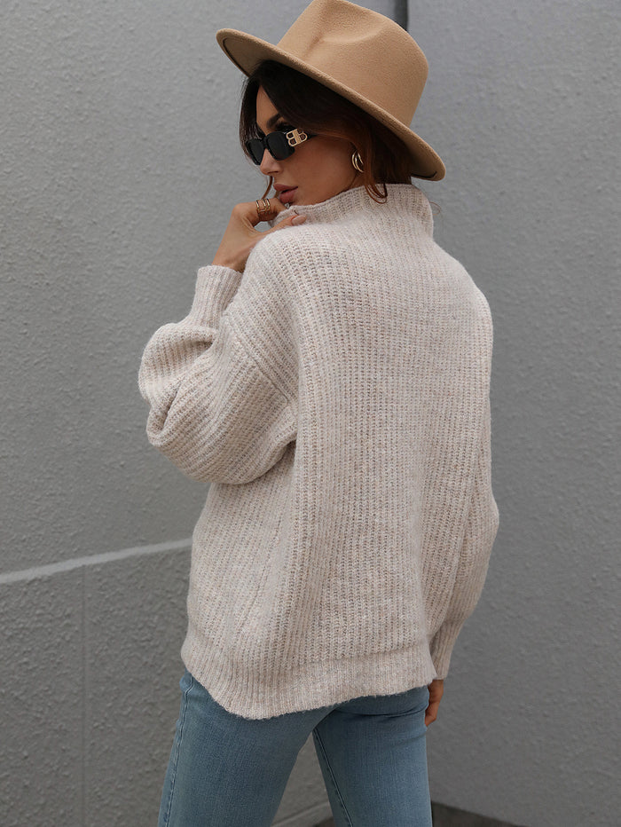 Turtleneck Pullover Loose Sweater