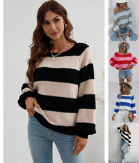 Striped Casual Loose Sweater