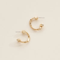 Modern Coil Hoop Earrings – Gold and Silver Geometric Minimalist Design