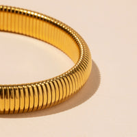 18K Gold Plated Stainless Steel Bangle