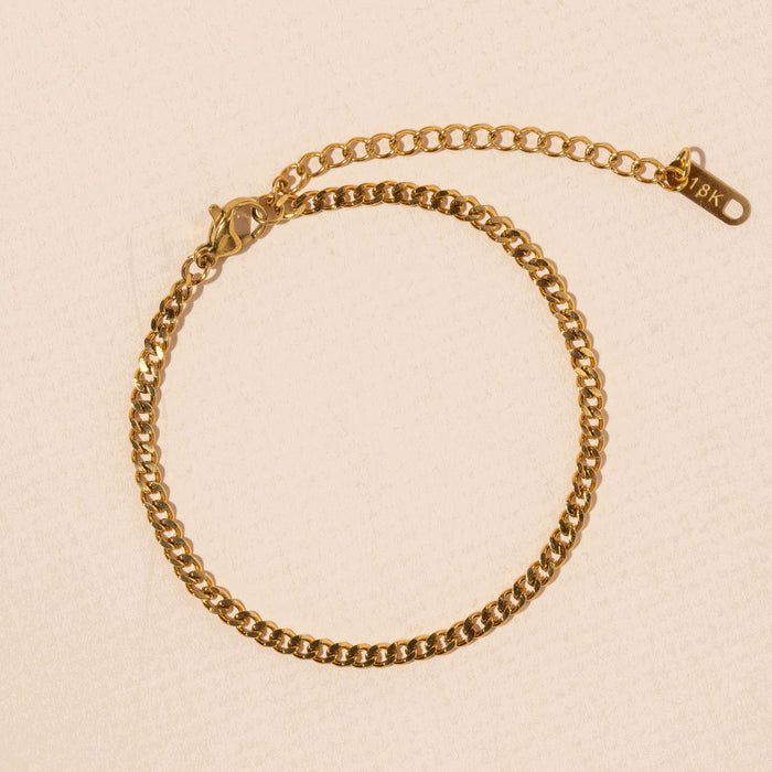 Stainless Steel Cuban Link Bracelet