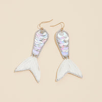 Mermaid Tail Sequined Earrings