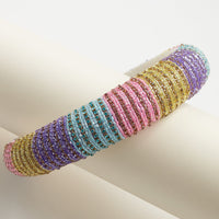 Multi Colored Seed Bead Headband