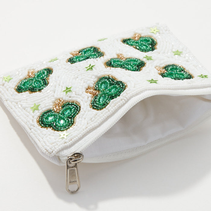 Lucky Clovers St. Patrick's Day Coin Pouch