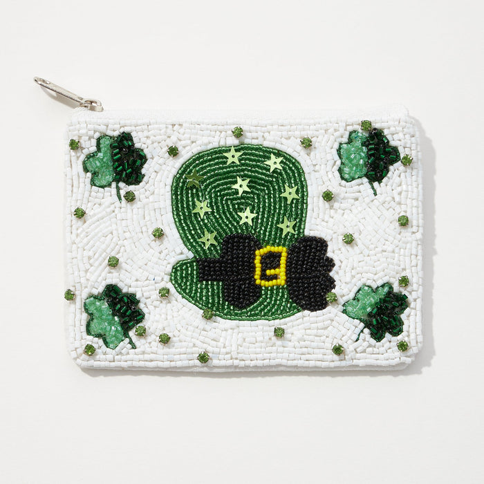 Green Hat St. Patrick's Day Coin Pouch