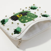 Green Hat St. Patrick's Day Coin Pouch