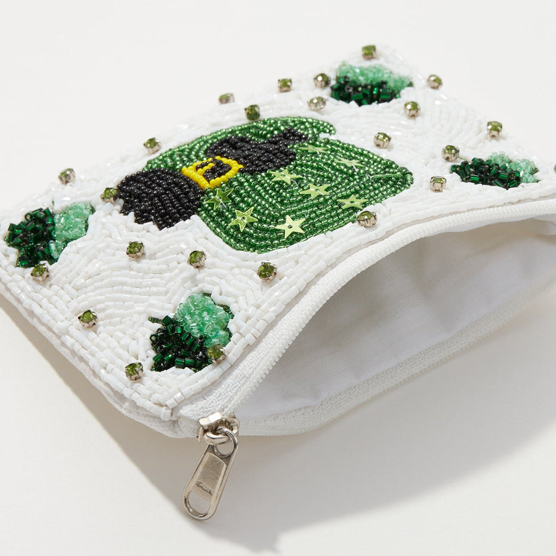 Green Hat St. Patrick's Day Coin Pouch