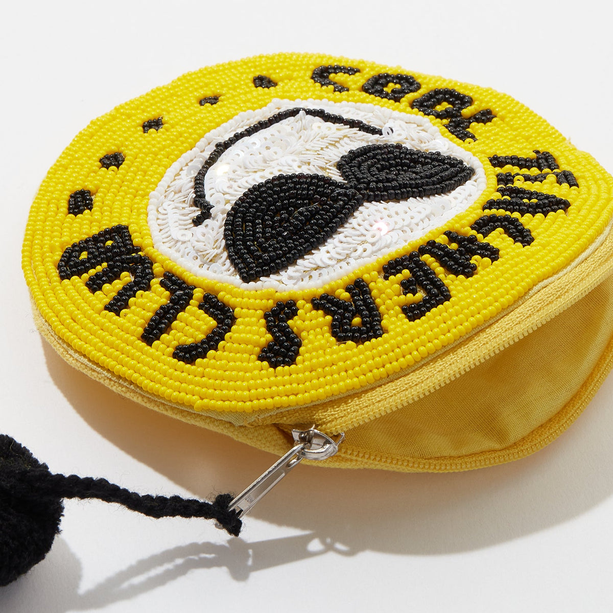 Cool Teachers Club Beaded Coin Pouch