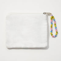 Happy Easter Peeps Seed Bead Coin Pouch