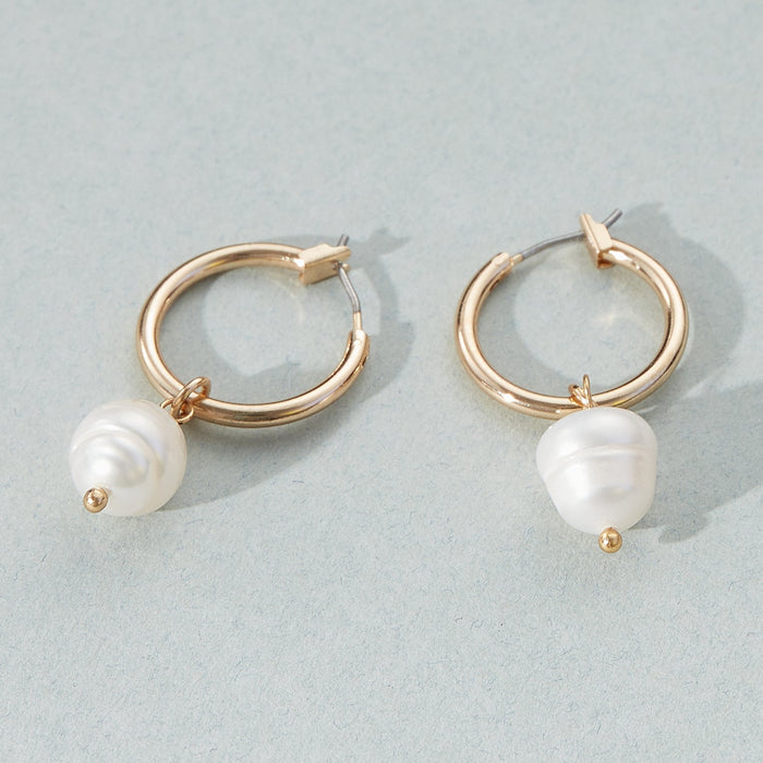 Basic Freshwater Pearl Earrings