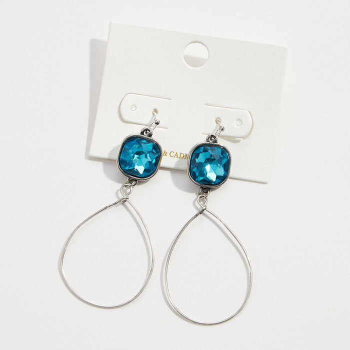 teach enamel drop earrings