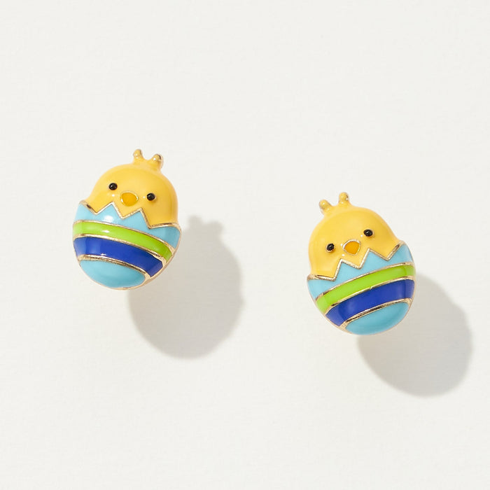 Enamel Easter Egg Post Earrings