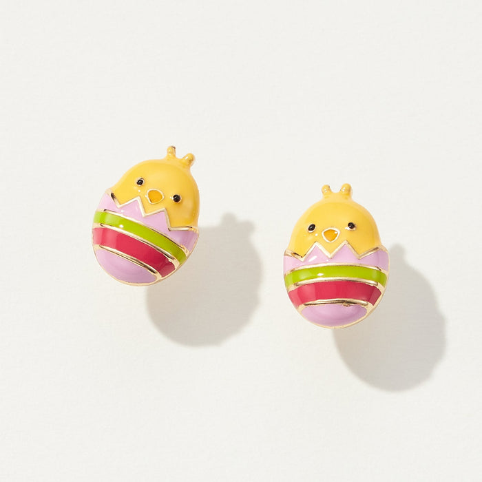 Enamel Easter Egg Post Earrings