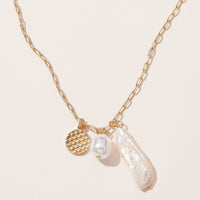 Multi Charm Freshwater Pearl Necklace