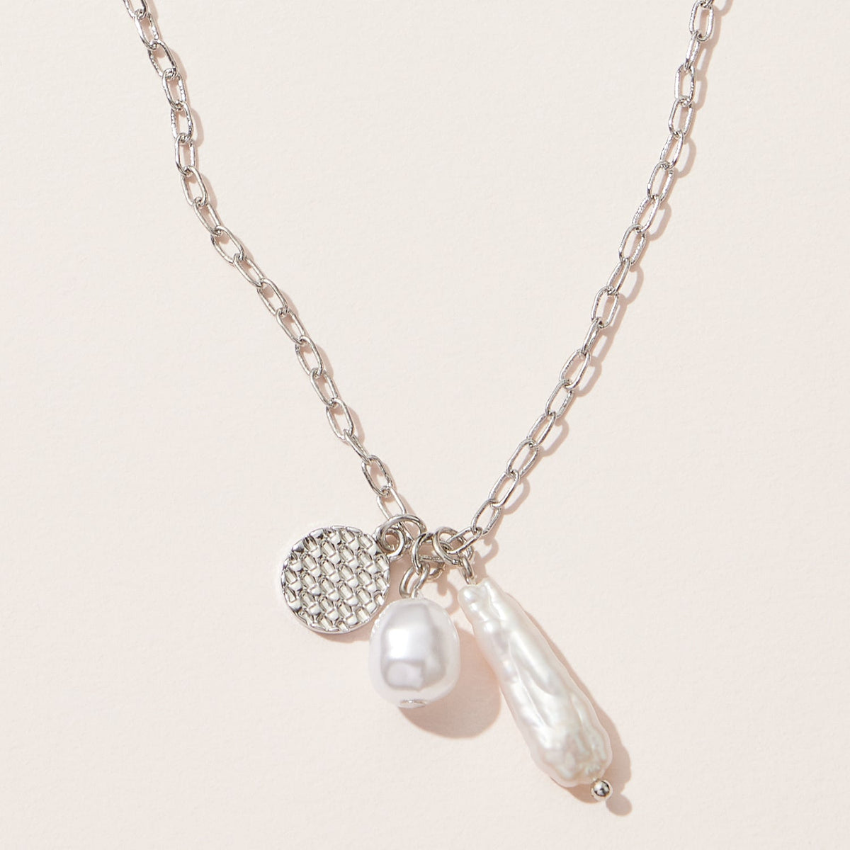 Multi Charm Freshwater Pearl Necklace