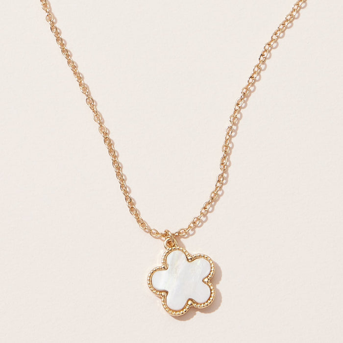 Clover Mother Of Pearl Necklace