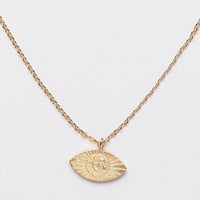 Evil Eye 18K Gold Dipped Necklace