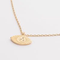 Evil Eye 18K Gold Dipped Necklace