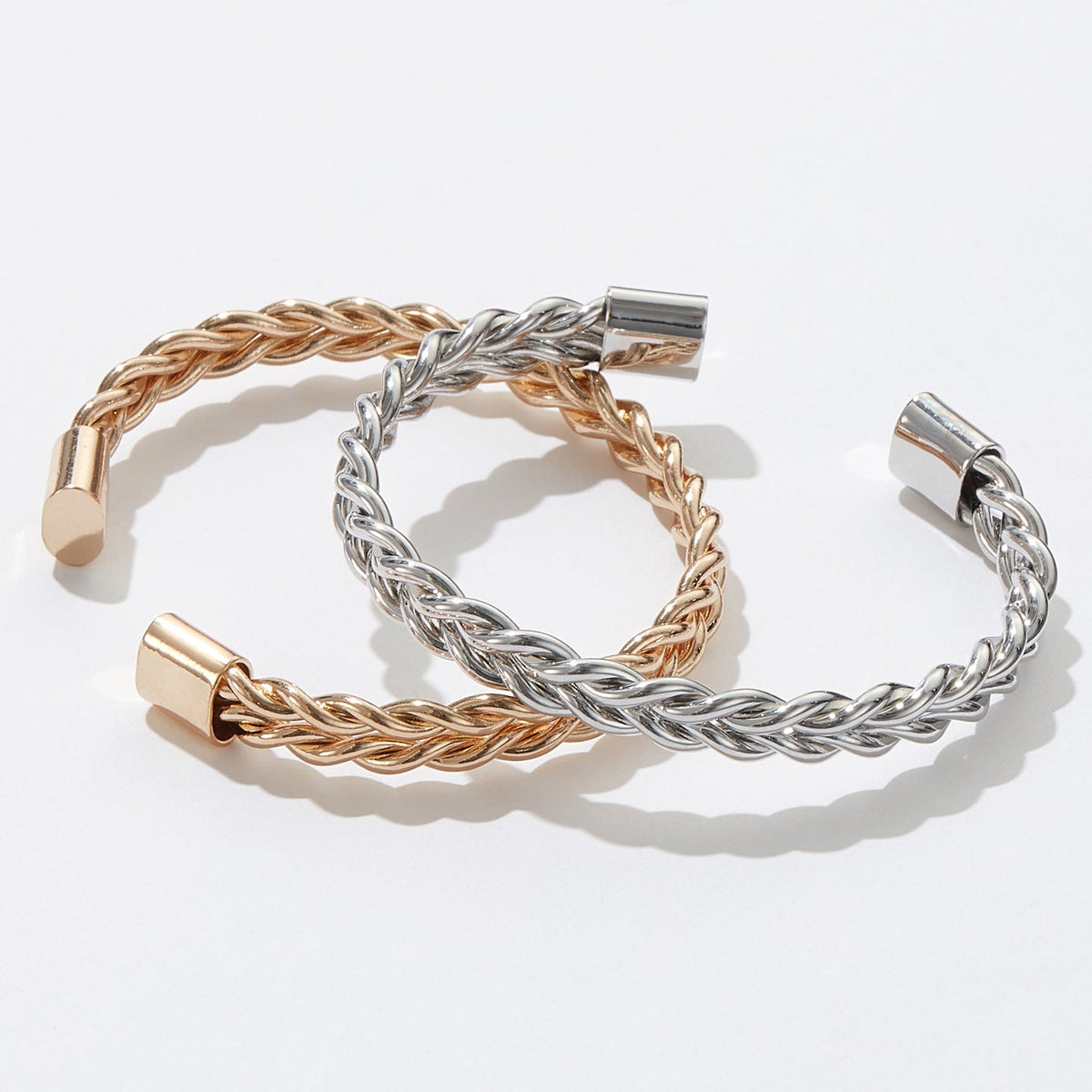 Everyday Wear Twisted Metal Cuff Bracelet